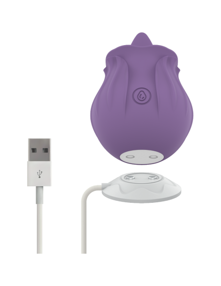 INTENSE - VIOLETINIS CL TORIS STIMULIATORIUS 10 ALYVINIŲ VIBRACIJOS