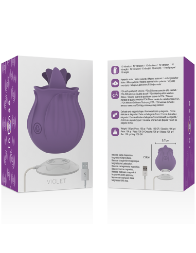 INTENSE - VIOLET CL TORIS STIMULATOR 10 VIBRATIONS LILAC
