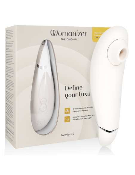 WOMANIZER - PREMIUM 2 CLITORAL STIMULATOR WARM GRAY