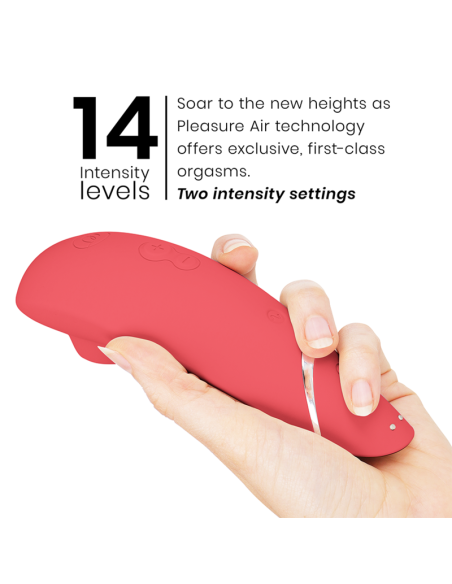 WOMANIZER - PREMIUM 2 CLITORAL STIMULATOR RASPBERRY