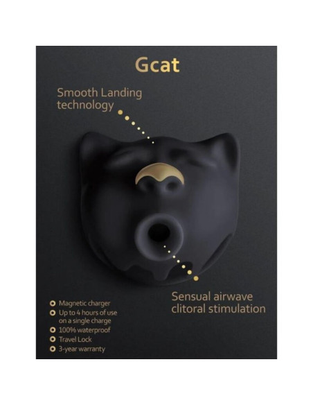 G-VIBE - GCAT MYSTIC CLITORAL SUCKER BLACK