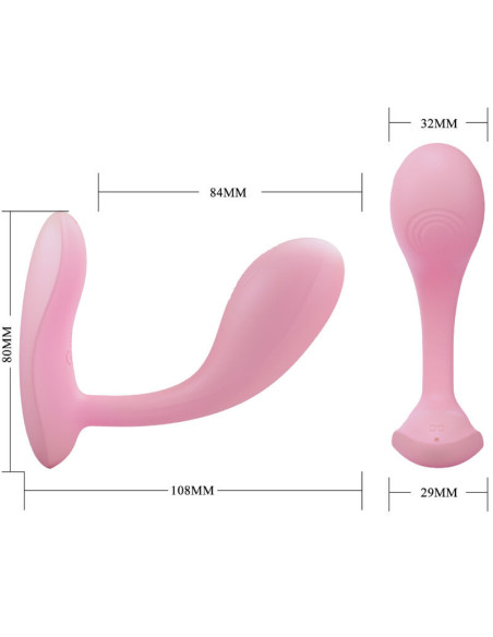 PRETTY LOVE - BAIRD G-SPOT 12 VIBRATIONS RECHARGEABLE PINK APP