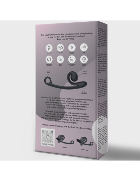 SNAIL VIBE - CURVE VIBRATOR BLACK