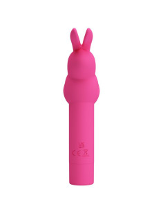 PRETTY LOVE - GERARDO FUSCHIA RABBIT SILICONE VIBRATOR