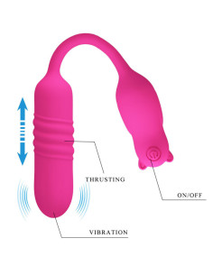 PRETTY LOVE - NOBIKUMA PINK SILICONE VIBRATING BULLET