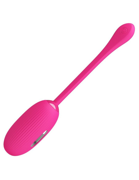 PRETTY LOVE - DOREEN RECHARGEABLE VIBRATING EGG MAGENTA REMOTE CONTROL