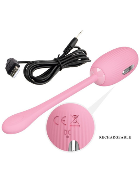 PRETTY LOVE - DOREEN PINK RECHARGEABLE VIBRATING EGG