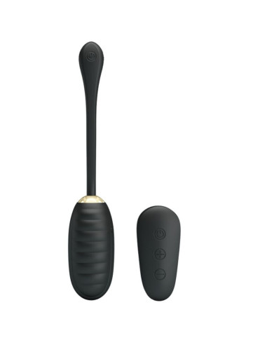PRETTY LOVE - DOREEN LUXURY RECHARGEABLE VIBRATING EGG BLACK REMOTE CONTROL