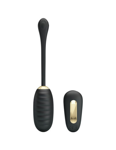 PRETTY LOVE - DOREEN LUXURY RECHARGEABLE VIBRATING EGG BLACK REMOTE CONTROL