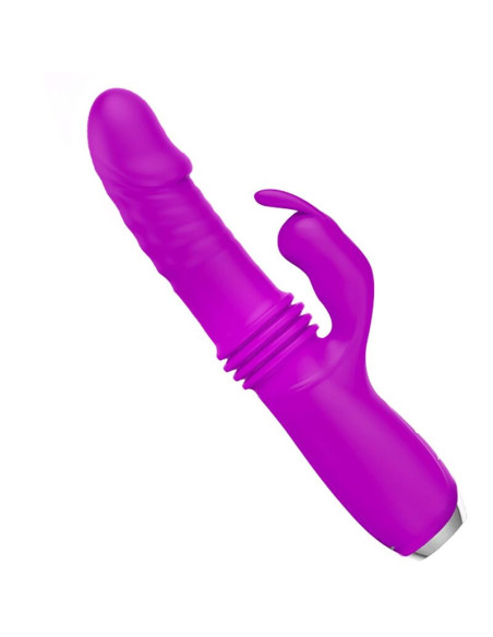 PRETTY LOVE - DOROTHY PURPLE RECHARGEABLE RABBIT VIBRATOR