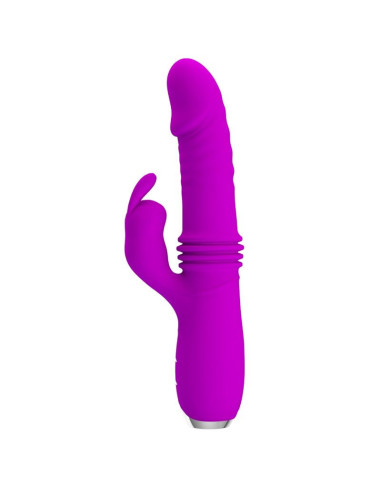 PRETTY LOVE - DOROTHY PURPLE RECHARGEABLE RABBIT VIBRATOR