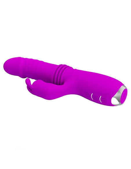 PRETTY LOVE - DOROTHY PURPLE RECHARGEABLE RABBIT VIBRATOR