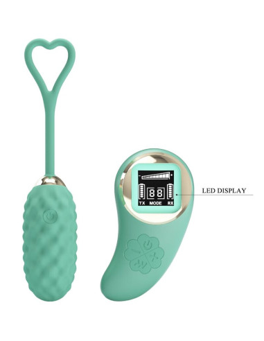 PRETTY LOVE - VIVIAN GREEN REMOTE CONTROL VIBRATING EGG