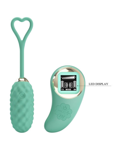PRETTY LOVE - VIVIAN GREEN REMOTE CONTROL VIBRATING EGG
