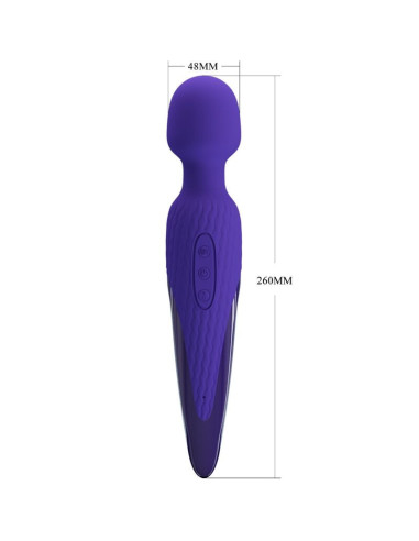 PRETTY LOVE - ANTONY YOUTH WAND VIBRATOR VIOLET HEAT EFFECT