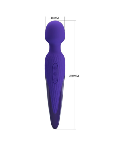 PRETTY LOVE - ANTONY YOUTH WAND VIBRATOR VIOLET HEAT EFFECT