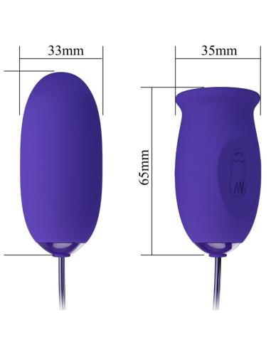 PRETTY LOVE - DAISY YOUTH VIOLET RECHARGEABLE VIBRATOR STIMULATOR