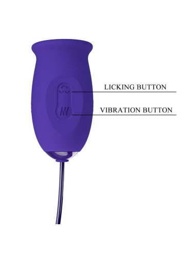 PRETTY LOVE - DAISY YOUTH VIOLET RECHARGEABLE VIBRATOR STIMULATOR