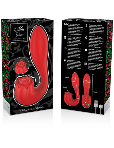 MIA - SELENA STIMULATOR VIBRATING TAPPING RED