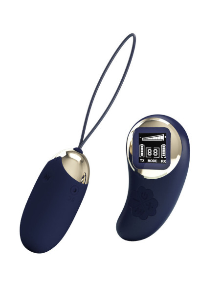 PRETTY LOVE - MINA VIBRATING EGG REMOTE CONTROL BLUE
