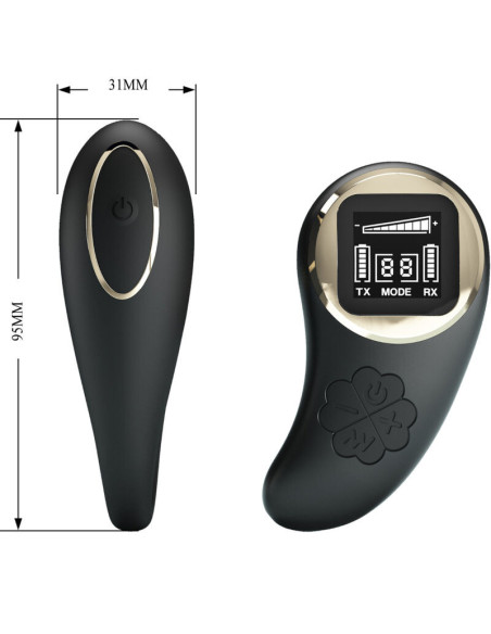 PRETTY LOVE - NATHAN DOUBLE PLEASURE VIBRATOR REMOTE CONTROL