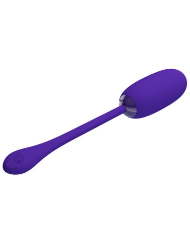 PRETTY LOVE - JULIUS WATERPROOF-RECHARGEABLE VIBRATING EGG PURPLE