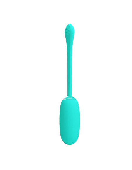 PRETTY LOVE - JULIUS WATERPROOF-RECHARGEABLE VIBRATING EGG AQUA GREEN