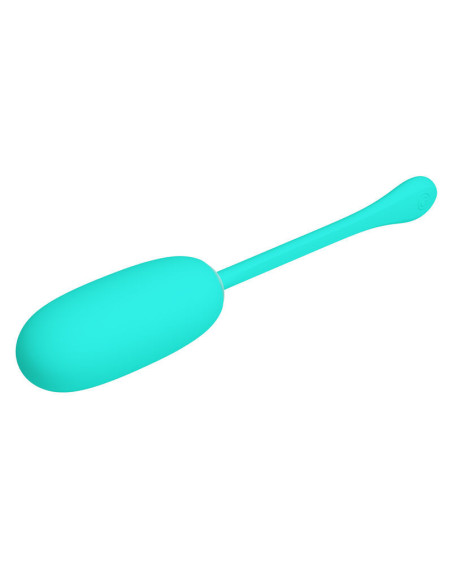 PRETTY LOVE - JULIUS WATERPROOF-RECHARGEABLE VIBRATING EGG AQUA GREEN