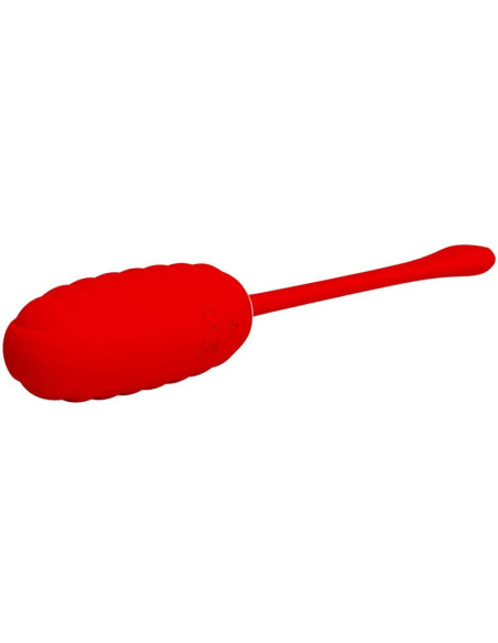 PRETTY LOVE - KIRK RECHARGEABLE VIBRATING EGG RED