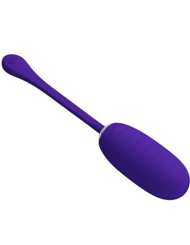 PRETTY LOVE - KIRK RECHARGEABLE VIBRATING EGG PURPLE