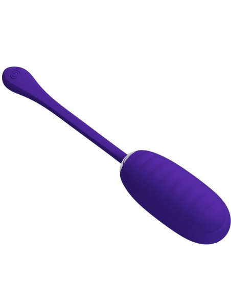 PRETTY LOVE - KIRK RECHARGEABLE VIBRATING EGG PURPLE