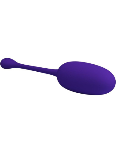 PRETTY LOVE - KNUCKER PURPLE RECHARGEABLE VIBRATING EGG