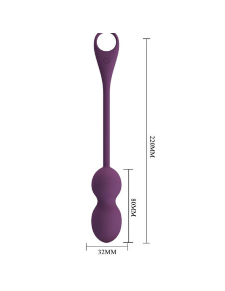 PRETTY LOVE - ELVIRA KEGEL BALLS APP REMOTE CONTROL PURPLE