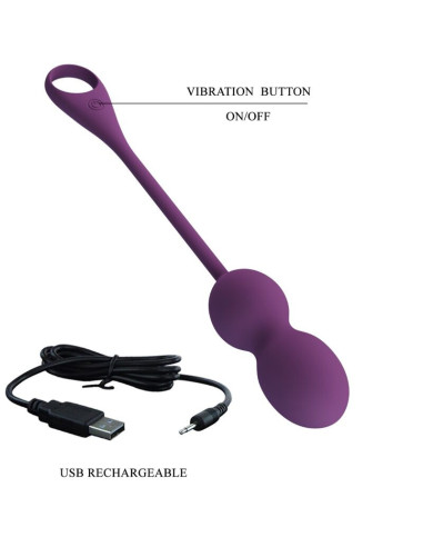 PRETTY LOVE - ELVIRA KEGEL BALLS APP REMOTE CONTROL PURPLE