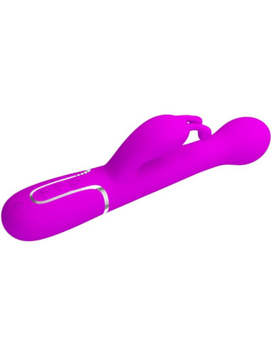 PRETTY LOVE - DEJON RABBIT VIBRATOR 3 IN 1 MULTIFUNCTION VIOLET