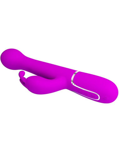 PRETTY LOVE - DEJON RABBIT VIBRATOR 3 IN 1 MULTIFUNCTION VIOLET