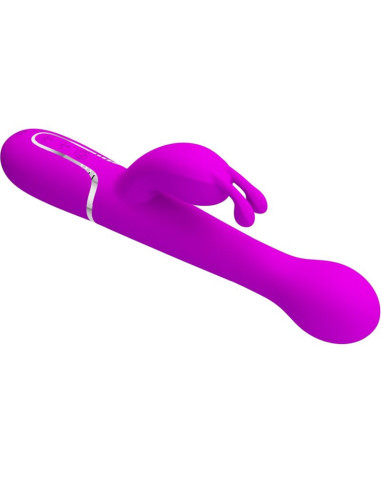 PRETTY LOVE - DEJON RABBIT VIBRATOR 3 IN 1 MULTIFUNCTION VIOLET