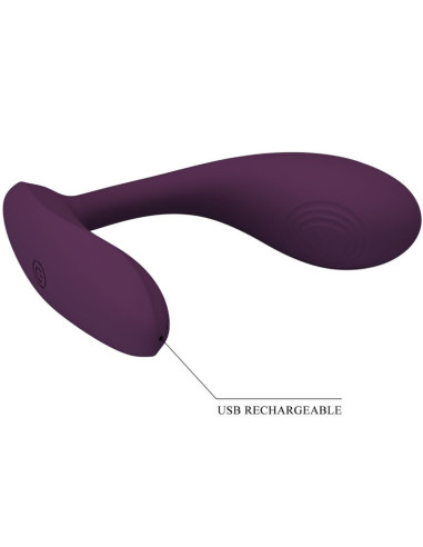 PRETTY LOVE – BAIRD G-SPOT 12 VIBRACIJOS ĮKRAUNAMA LILA PROGRAMĖLĖ