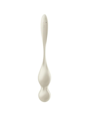SATISFYER – „LOVE BIRDS“ VIBRUOJAMIEJI KEGELIO KAMUOLIAI, BALTI