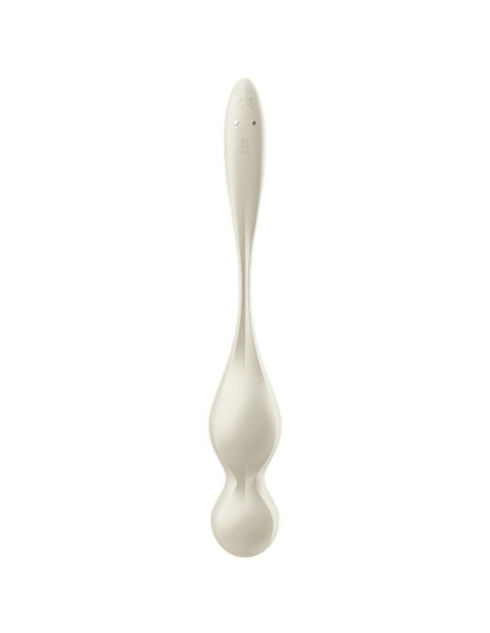 SATISFYER – „LOVE BIRDS“ VIBRUOJAMIEJI KEGELIO KAMUOLIAI, BALTI