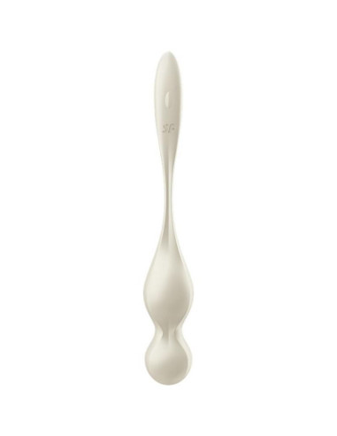 SATISFYER – „LOVE BIRDS“ VIBRUOJAMIEJI KEGELIO KAMUOLIAI, BALTI