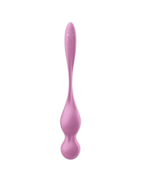 SATISFYER – „LOVE BIRDS“ VIBRUOJAMI KEGELIO KAMUOLIAI, ROŽINIAI