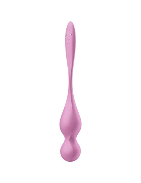 SATISFYER – „LOVE BIRDS“ VIBRUOJAMI KEGELIO KAMUOLIAI, ROŽINIAI
