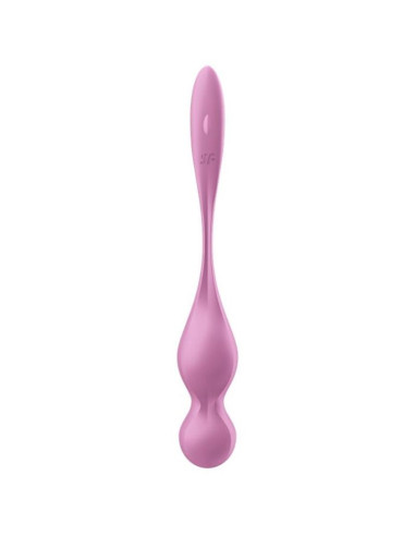 SATISFYER – „LOVE BIRDS“ VIBRUOJAMI KEGELIO KAMUOLIAI, ROŽINIAI