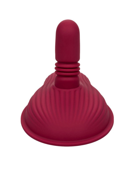 CALEXOTICS - RIDER MASSAGER DOUBLE MOTOR REMOTE CONTROL RED