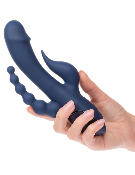 CALEXOTICS - VIBRATOR TRIPLE ORGASM BLUE