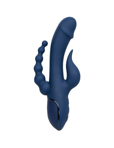 CALEXOTICS - VIBRATOR TRIPLE ORGASM BLUE