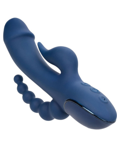 CALEXOTICS - VIBRATOR TRIPLE ORGASM BLUE