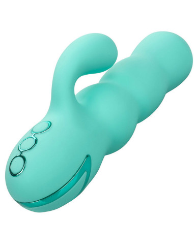 CALEXOTICS - DEL MAR DIVA VIBRATOR RABBIR AQUA GREEN BY CALIFORNIA DREAMING
