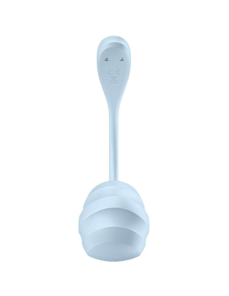 SATISFYER – „SMOOTH PETAL“ G TAŠKO STIMULIATORIUS, MĖLYNAS, NEMOKAMA PROGRAMĖLĖ
